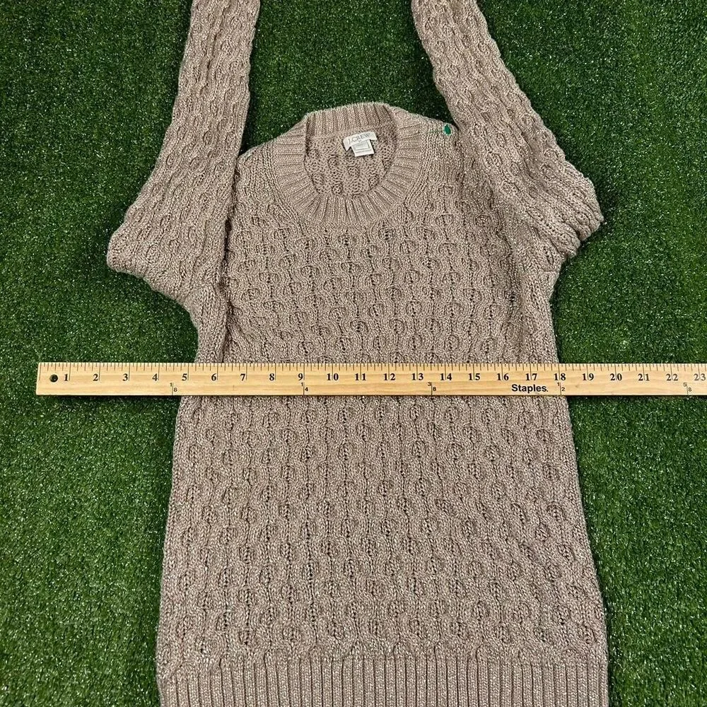 Jcrew Women's Tan and Cream Dress